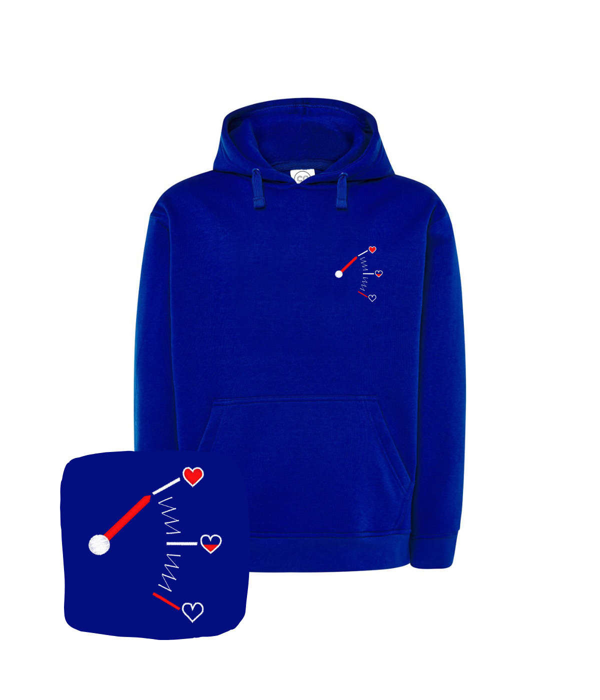 Bluza z haftem licznika miłości – bluza licznik miłości indywidualna personalizacja, od 1 sztuki