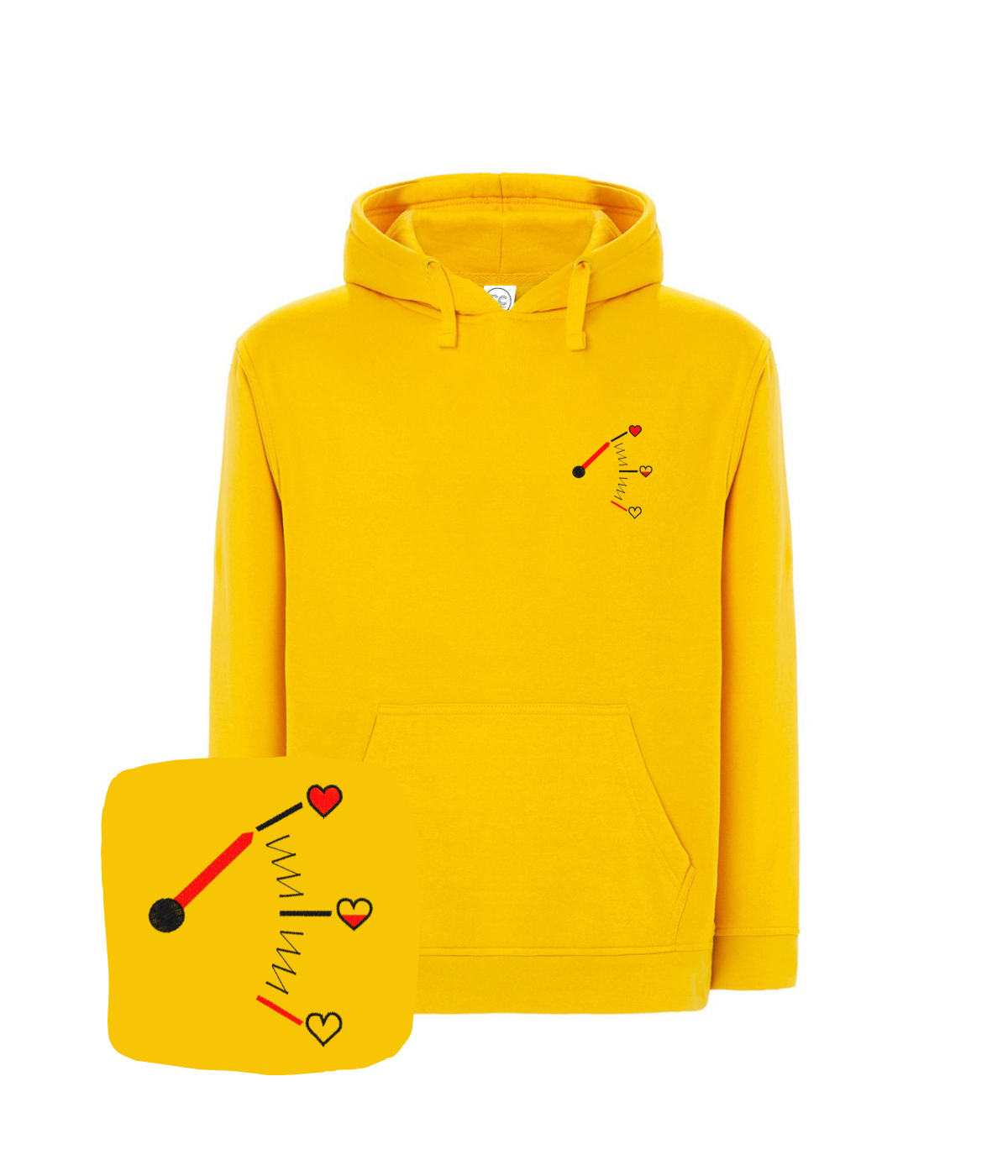 Bluza z haftem licznika miłości – bluza licznik miłości prezent last minute, szybka realizacja