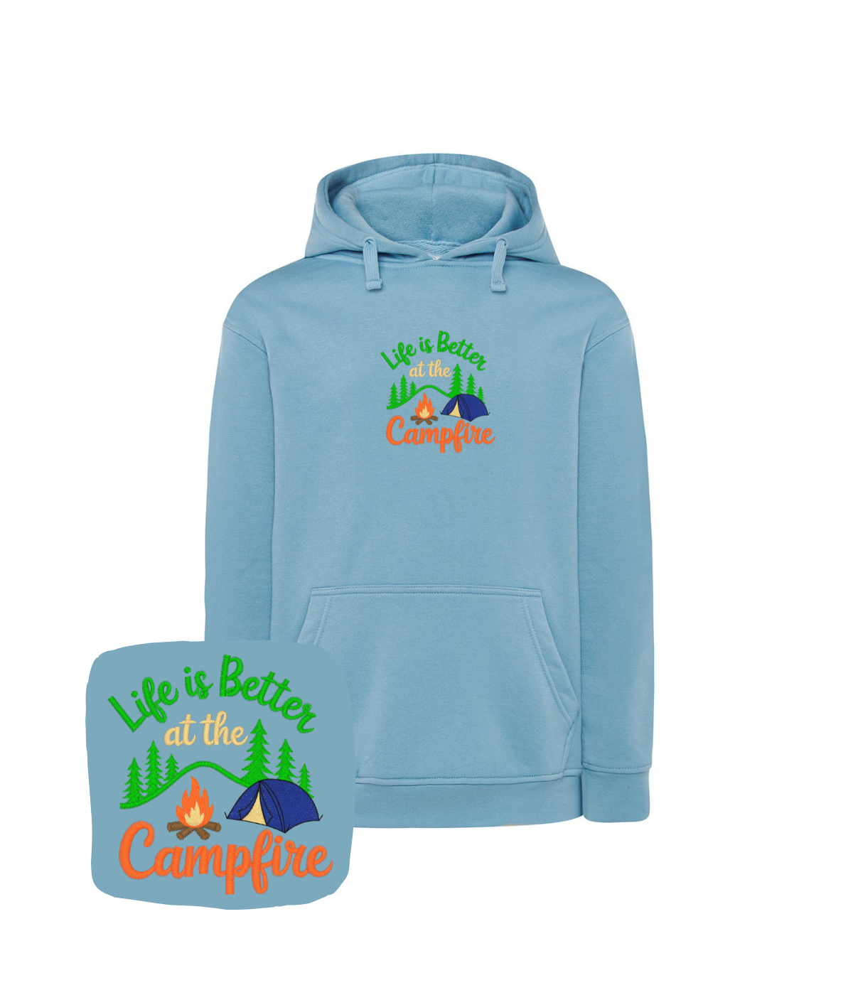 Bluza z haftem Campfire – stylowa bluza campfire, casual look