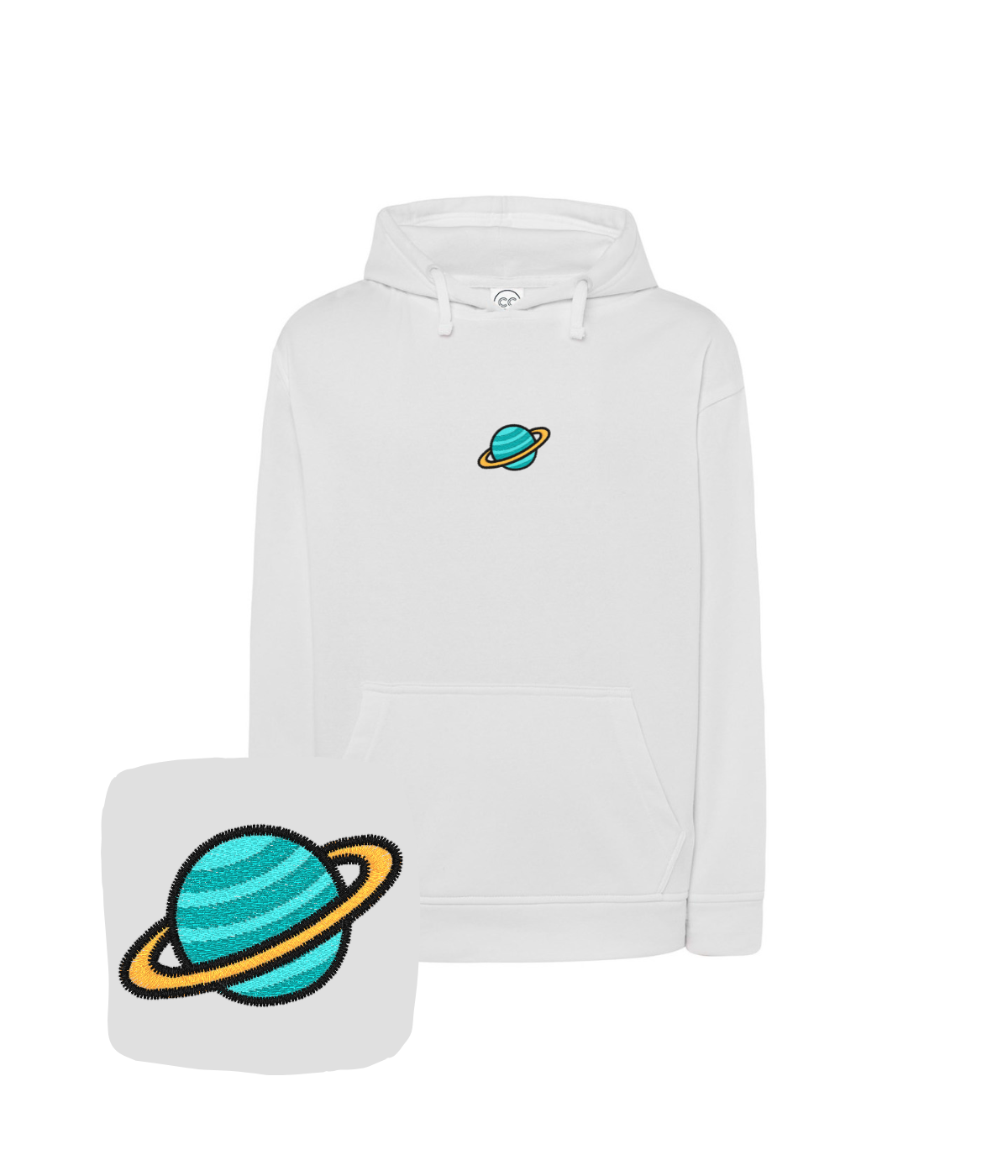 Bluza z haftem Saturna – bluza z portretem saturna wyszytym ze zdjęcia, od 1 szt