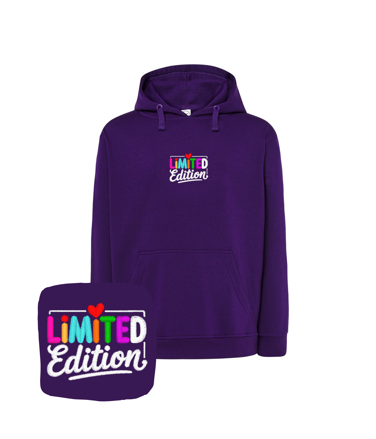 Bluza z haftem napisu Limited Edition – stylowa bluza napis limited edition, casual look