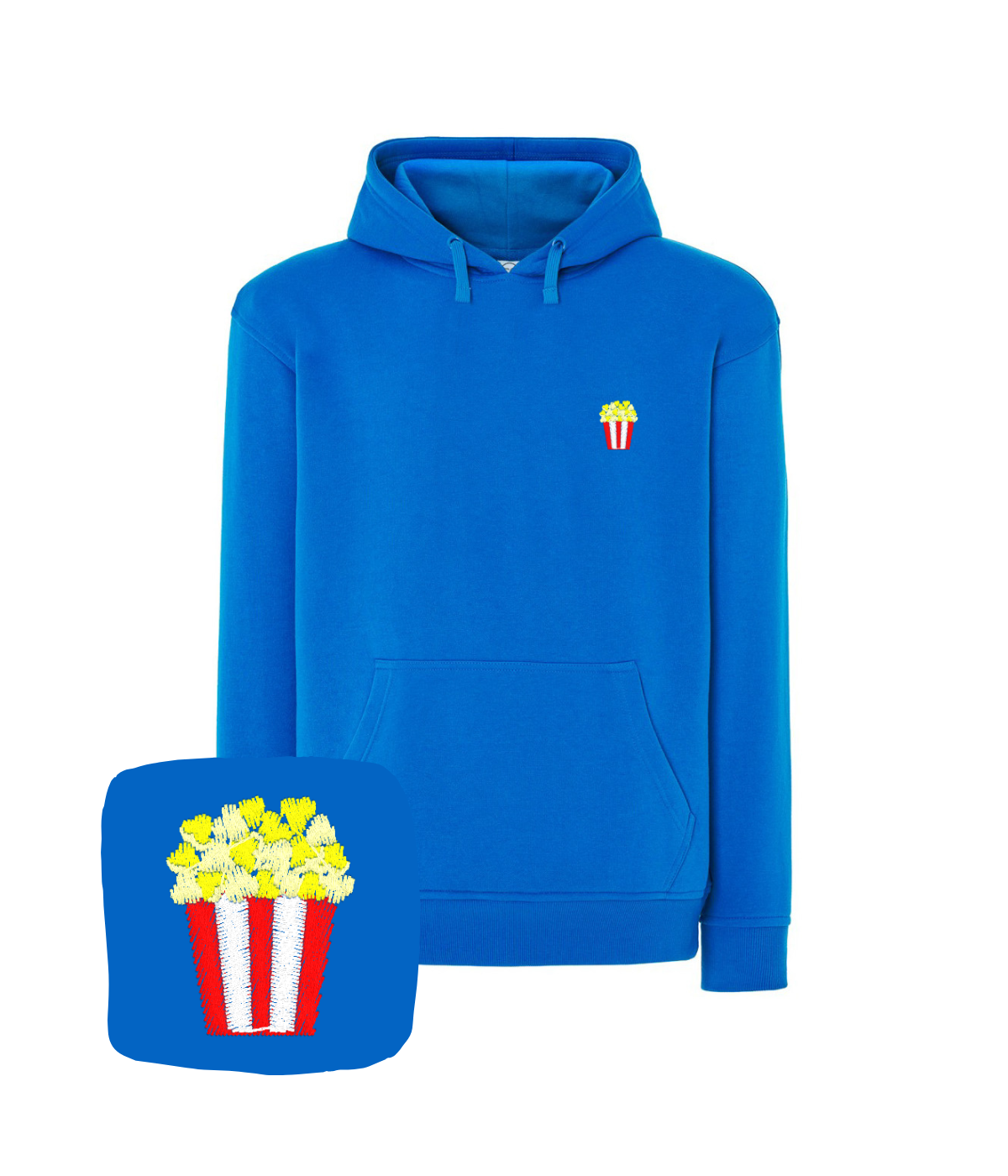 Bluza z haftem popcornu – bluza popcorn, prezent dla niej