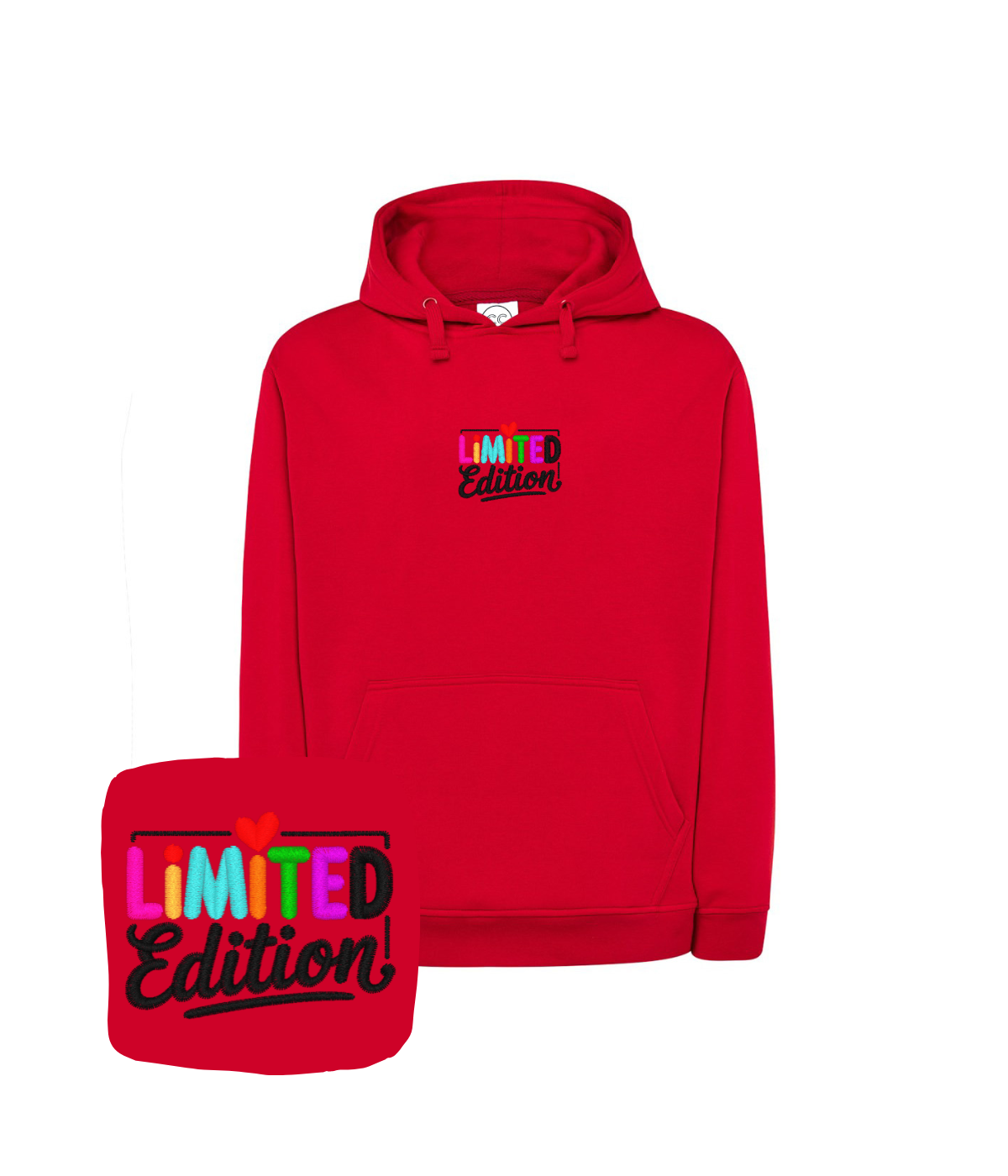 Bluza z haftem napisu Limited Edition – bluza napis limited edition każdy projekt wyjątkowy, robimy to z pasją