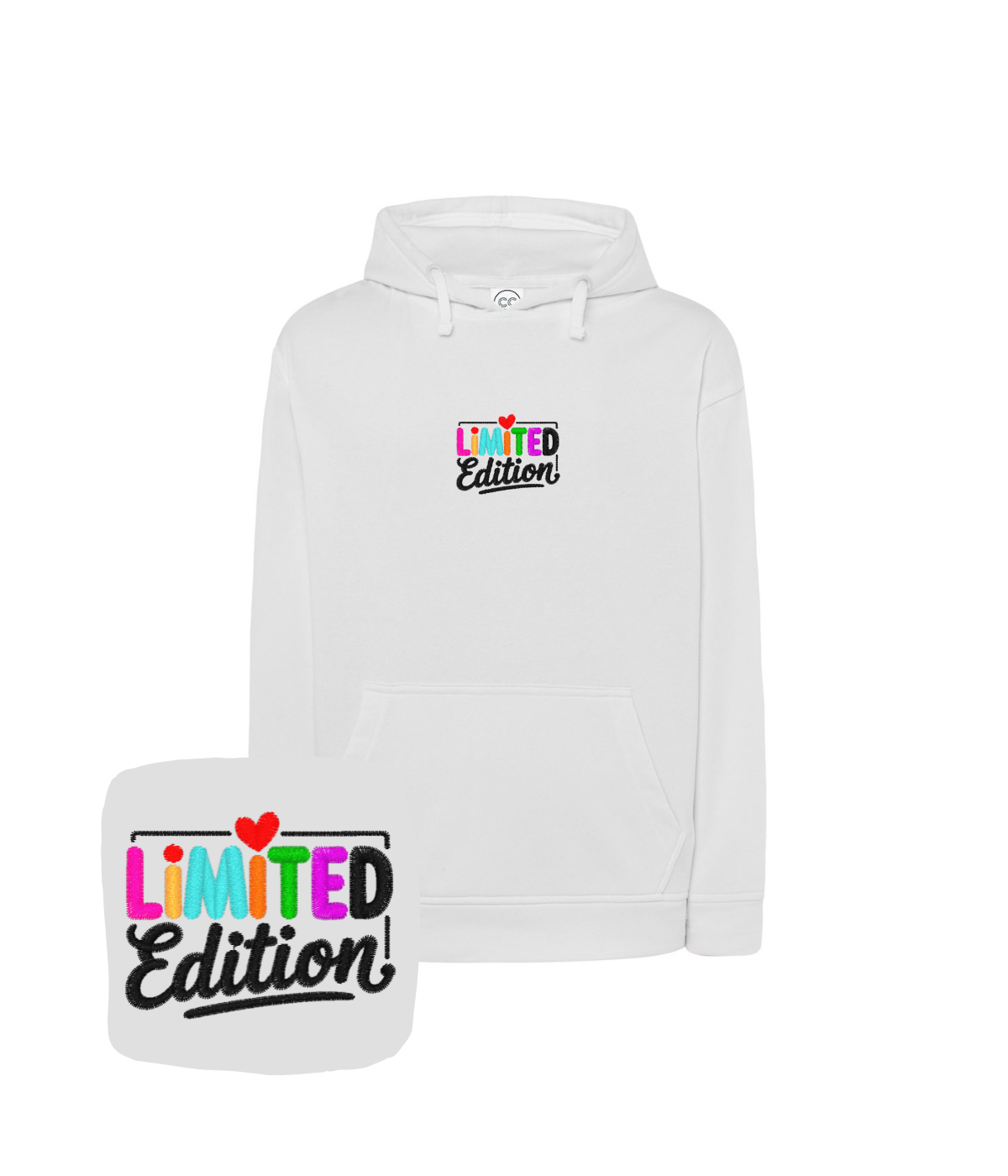 Bluza z haftem napisu Limited Edition – bluza napis limited edition idealny na każdą okazję