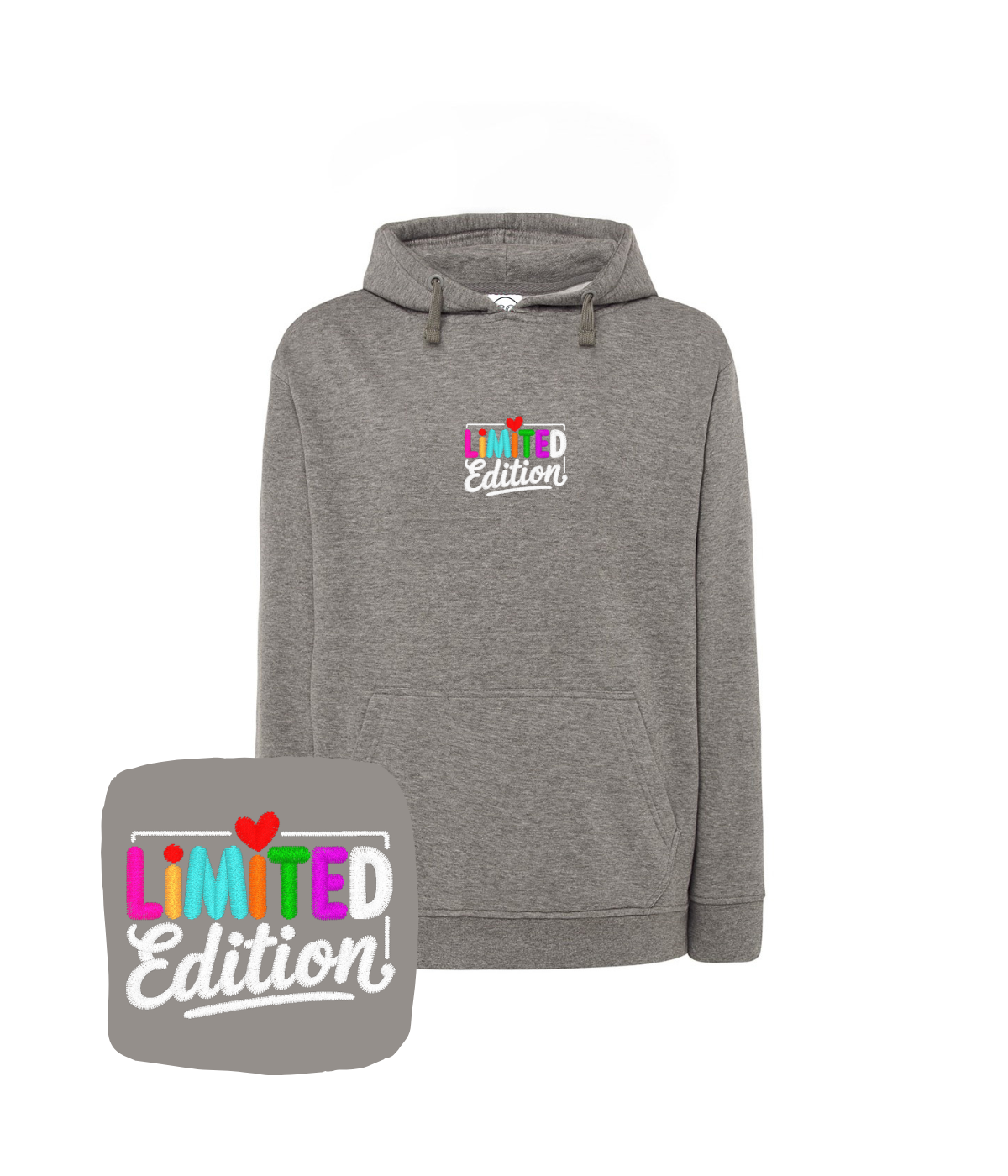 Bluza z haftem napisu Limited Edition – bluza napis limited edition personalizowany prezent dla bliskiej osoby