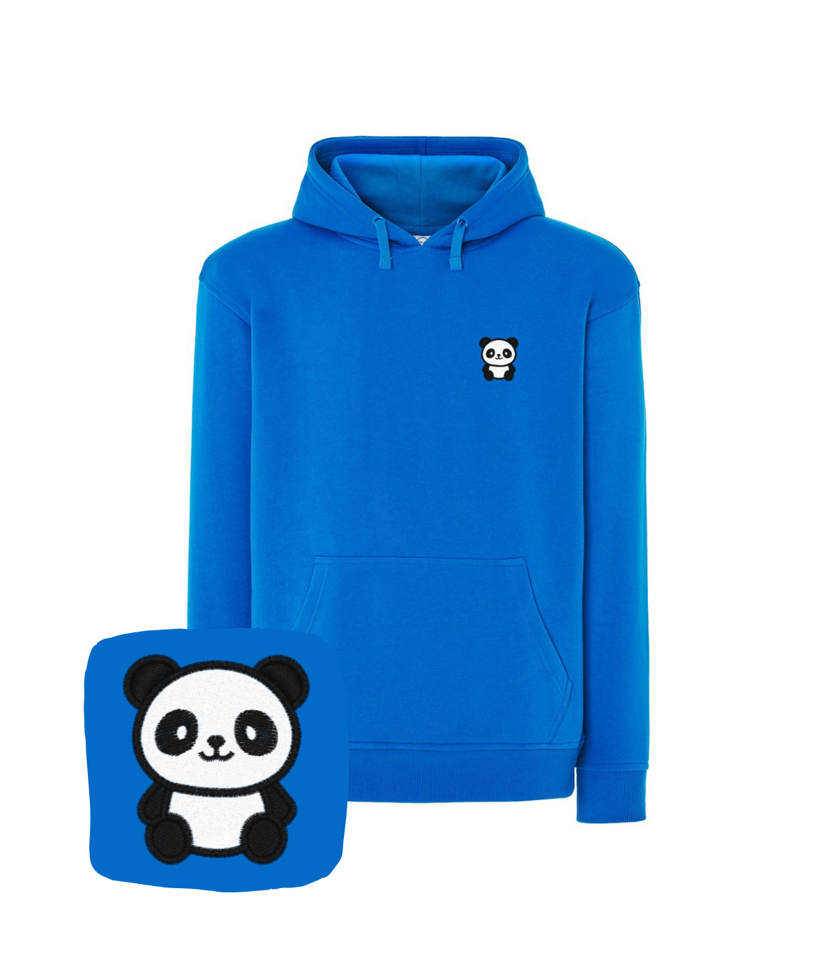Bluza z haftem pandy – bluza panda prezent urodzinowy, spersonalizowany