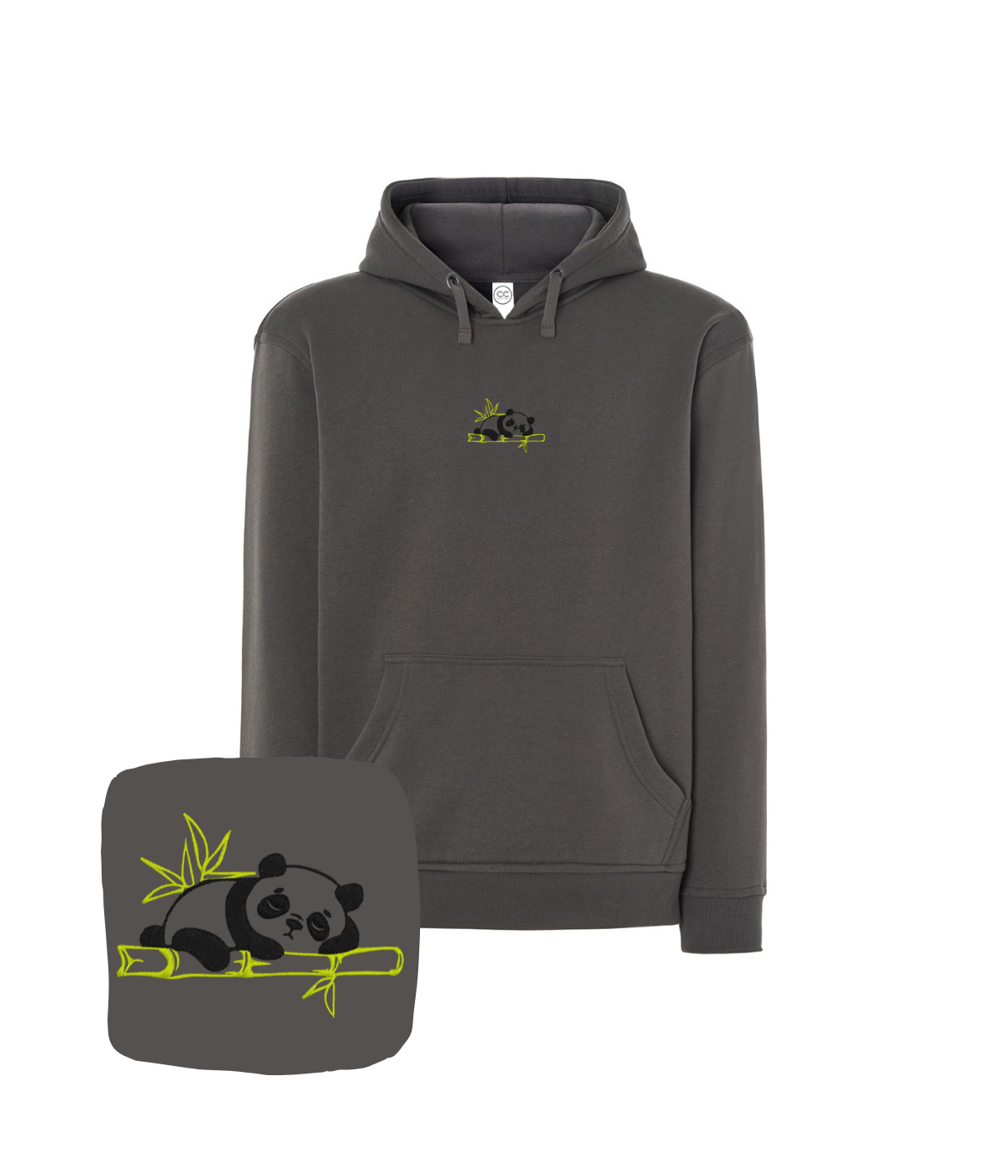 Bluza z haftem śpiącej pandy – bluza panda młodzieżowa, modny styl