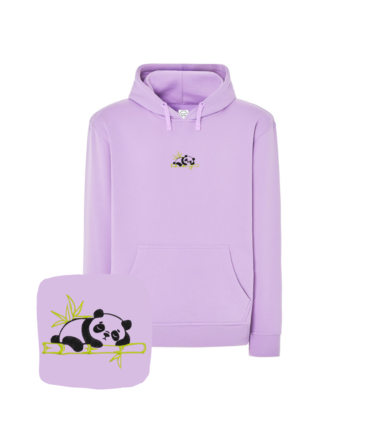 Bluza z haftem śpiącej pandy – stylowa bluza panda, casual look
