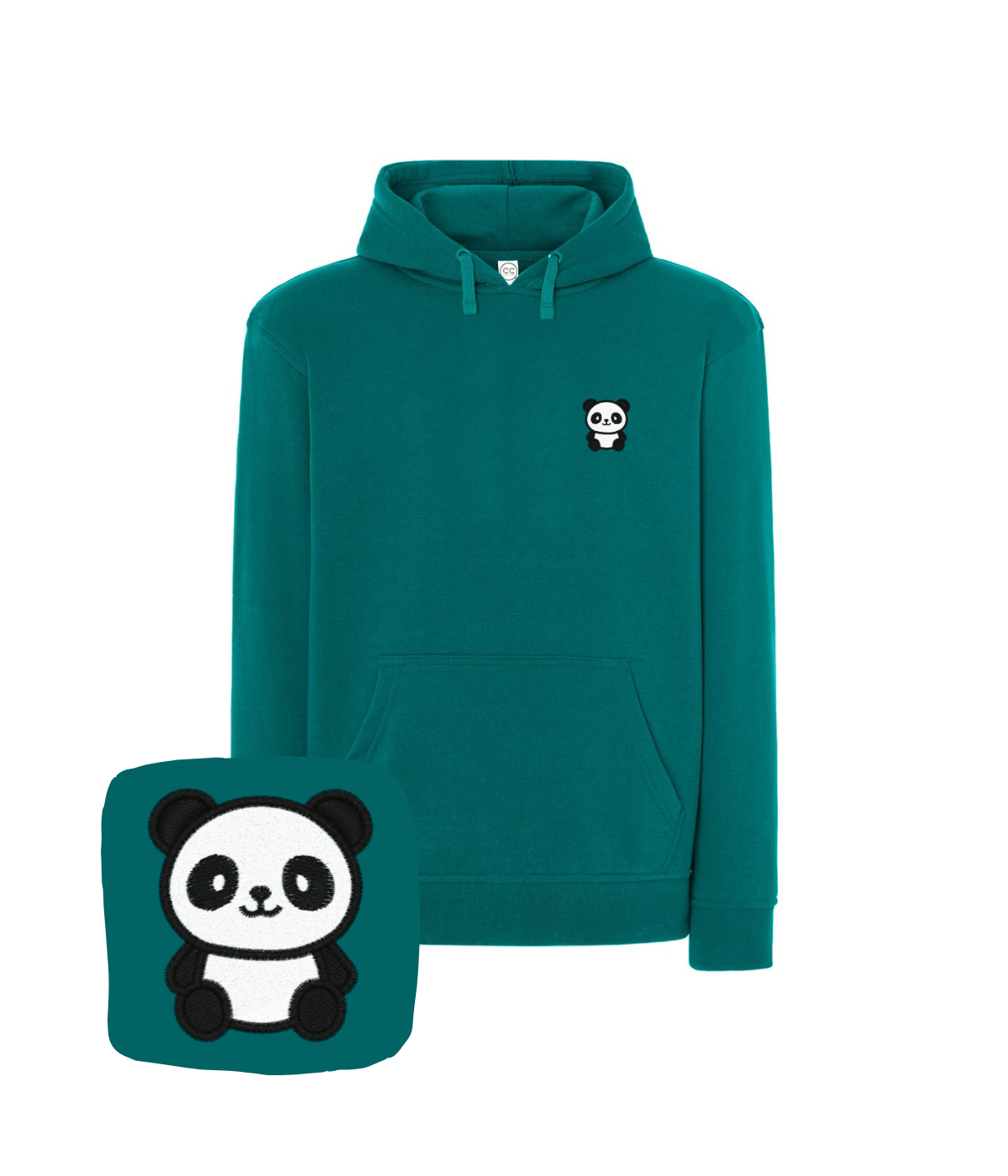 Bluza z haftem pandy – bluza haftowana panda, sklep z haftem online Polska