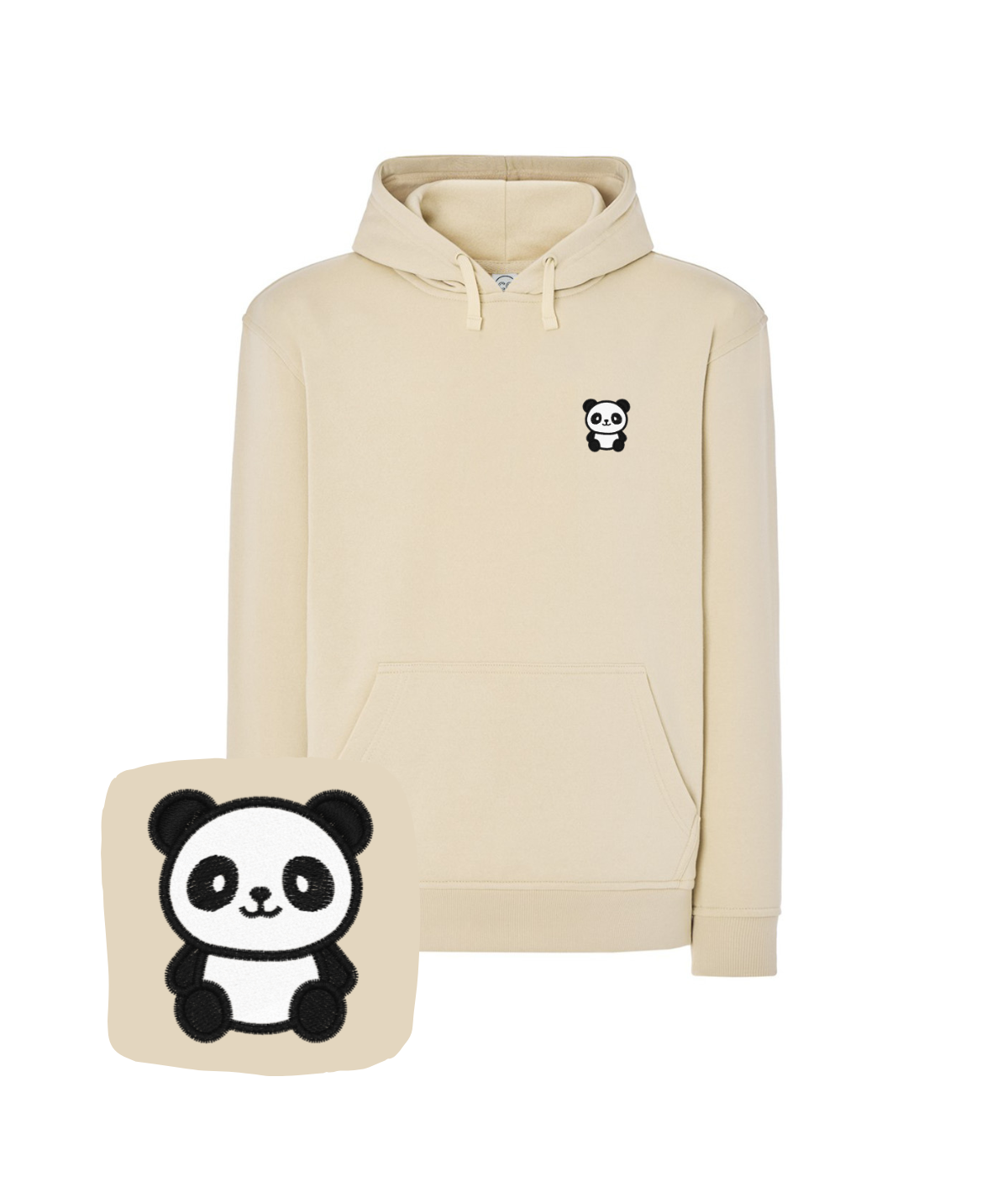Bluza z haftem pandy – bluza panda wyszywana na zamówienie, indywidualny projekt