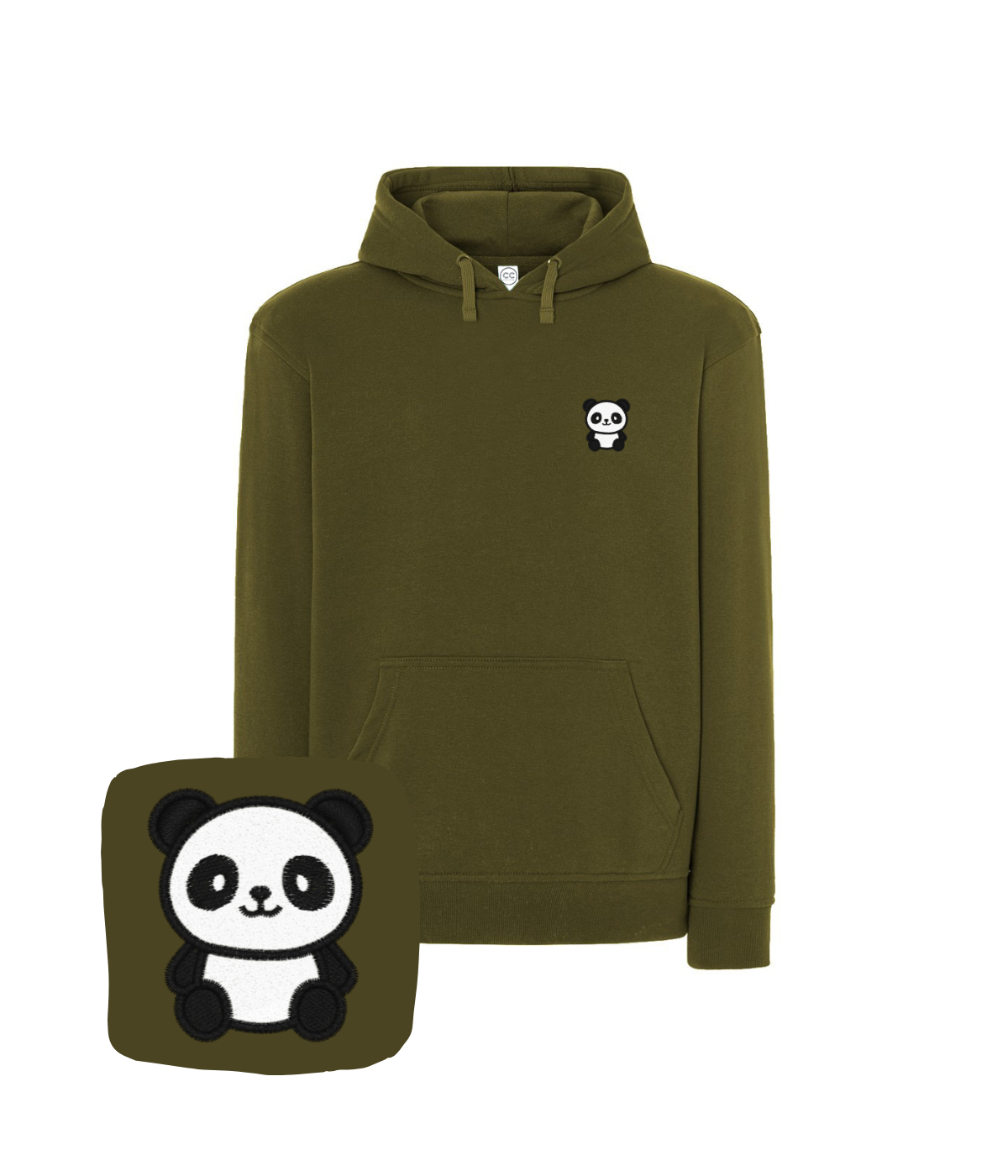 Bluza z haftem pandy – bluza panda młodzieżowa, modny styl
