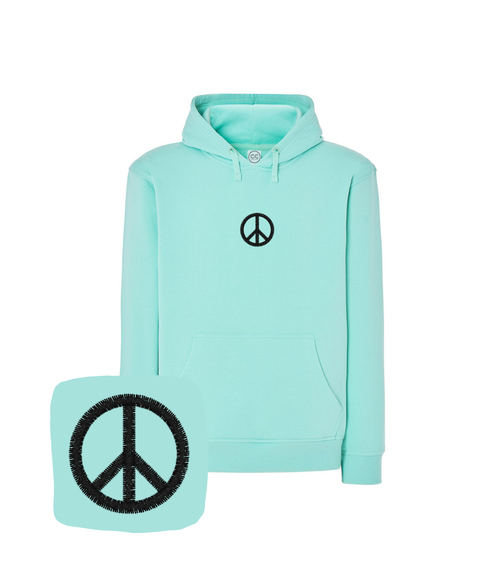 Bluza z haftem peace – bluza peace idealny na każdą okazję