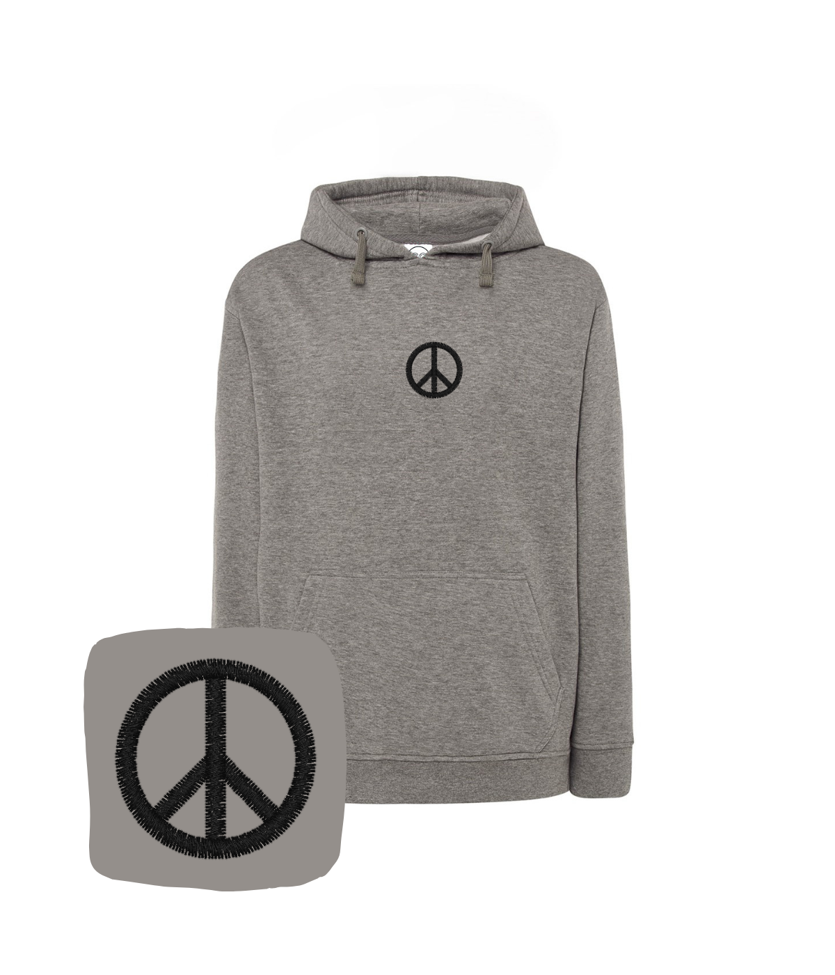 Bluza z haftem peace – bluza peace CustomClothes Bielsko-Biała, własna produkcja