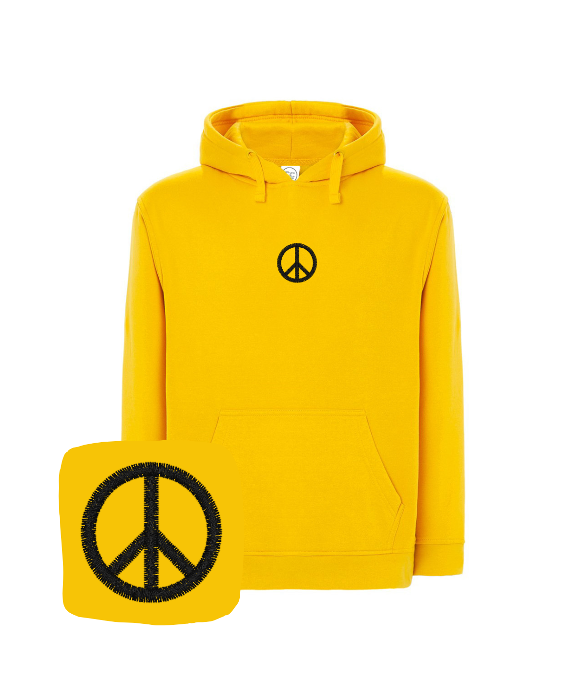 Bluza z haftem peace – bluza z portretem peace wyszytym ze zdjęcia, od 1 szt