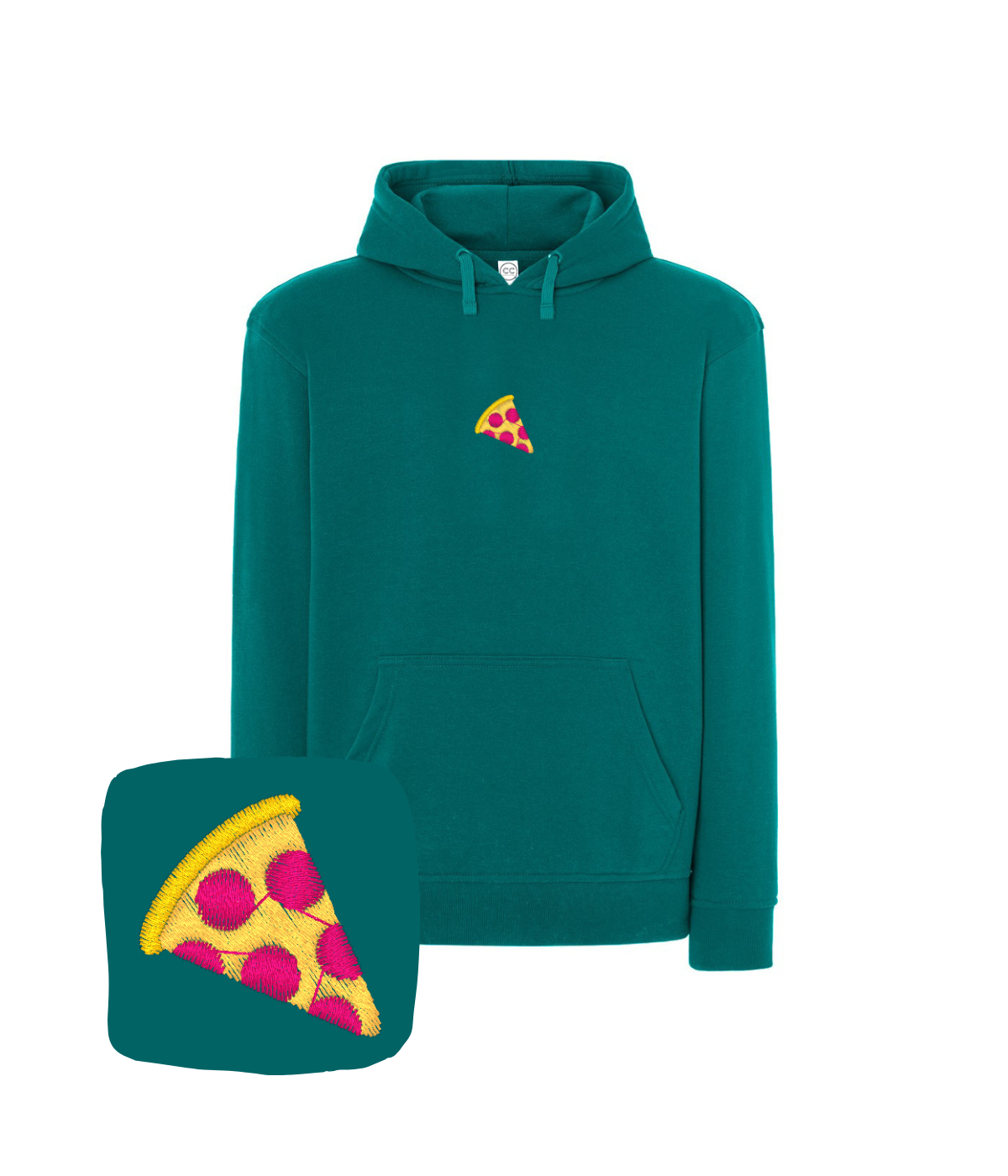 Bluza z haftem kawałka pizzy – bluza pizzy, prezent dla niej