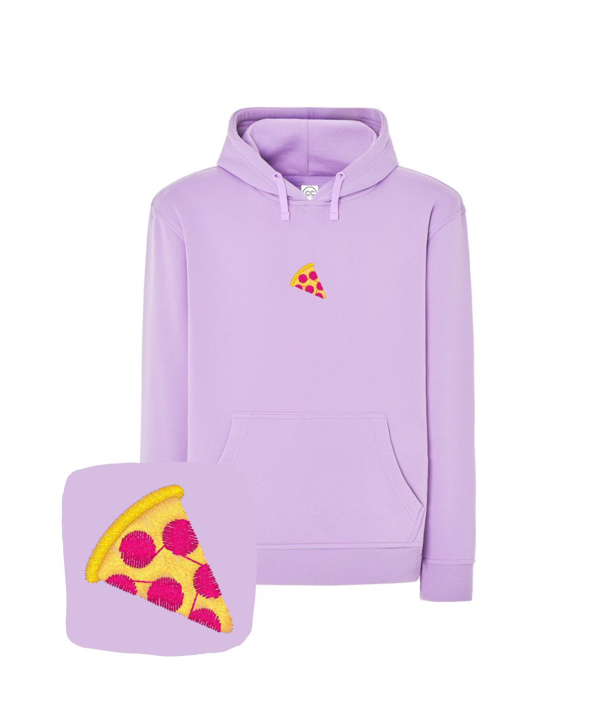 Bluza z haftem kawałka pizzy – bluza pizzy, pomysł na prezent