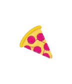 Bluza z haftem kawałka pizzy – bluza pizzy oryginalny prezent z haftem komputerowym