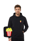 Bluza z haftem popcornu – bluza popcorn z wyszytym logo, strój pracownika