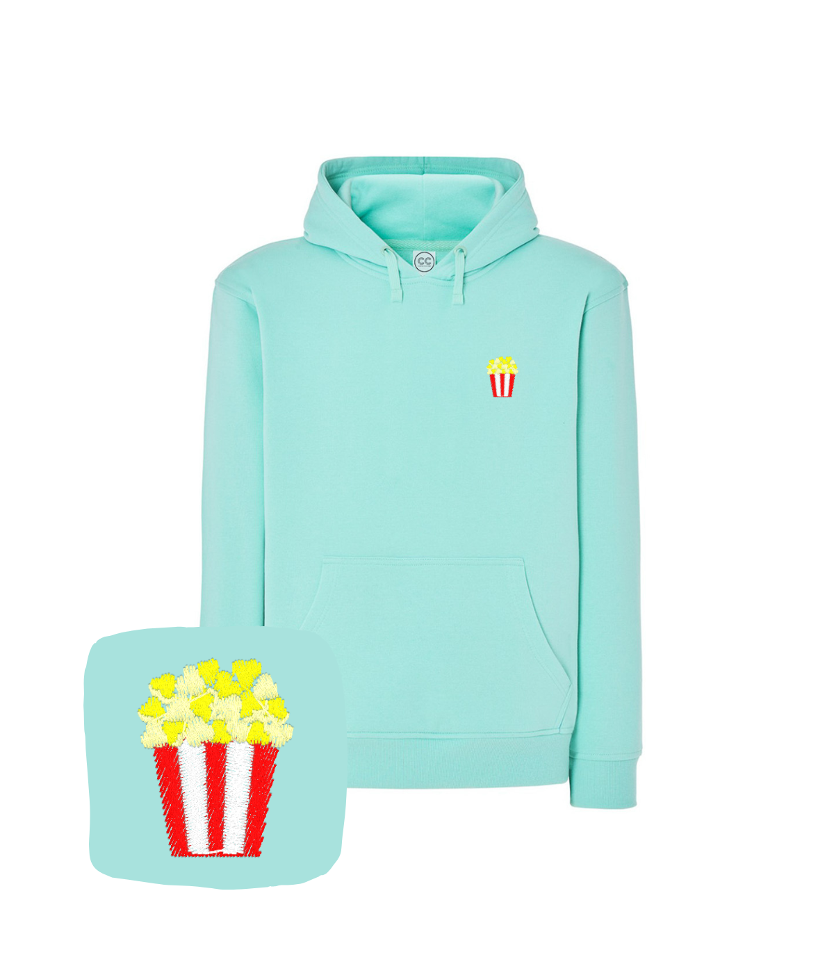 Bluza z haftem popcornu – bluza popcorn szybka wysyłka, polska produkcja