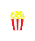 Bluza z haftem popcornu – bluza popcorn unisex, dla każdego