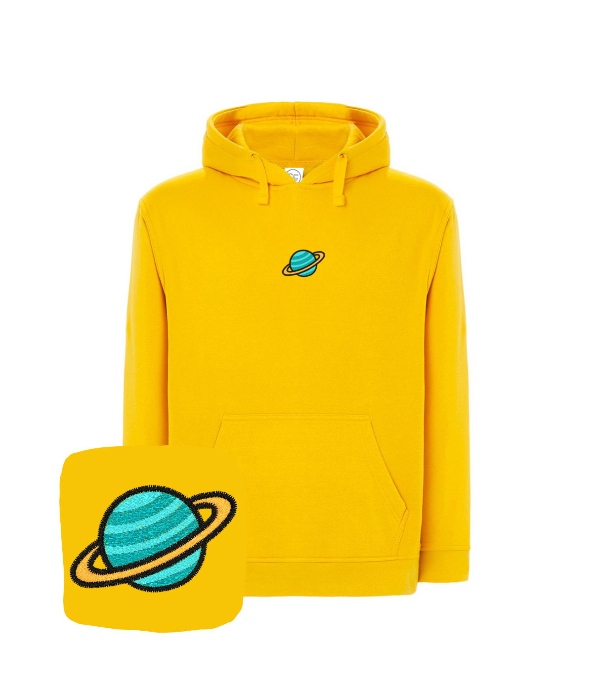 Bluza z haftem Saturna – personalizowana bluza saturna, idealny prezent