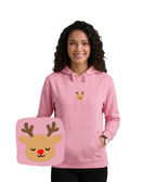 Bluza z haftem renifera – bluza renifer z wyszytym logo, strój pracownika
