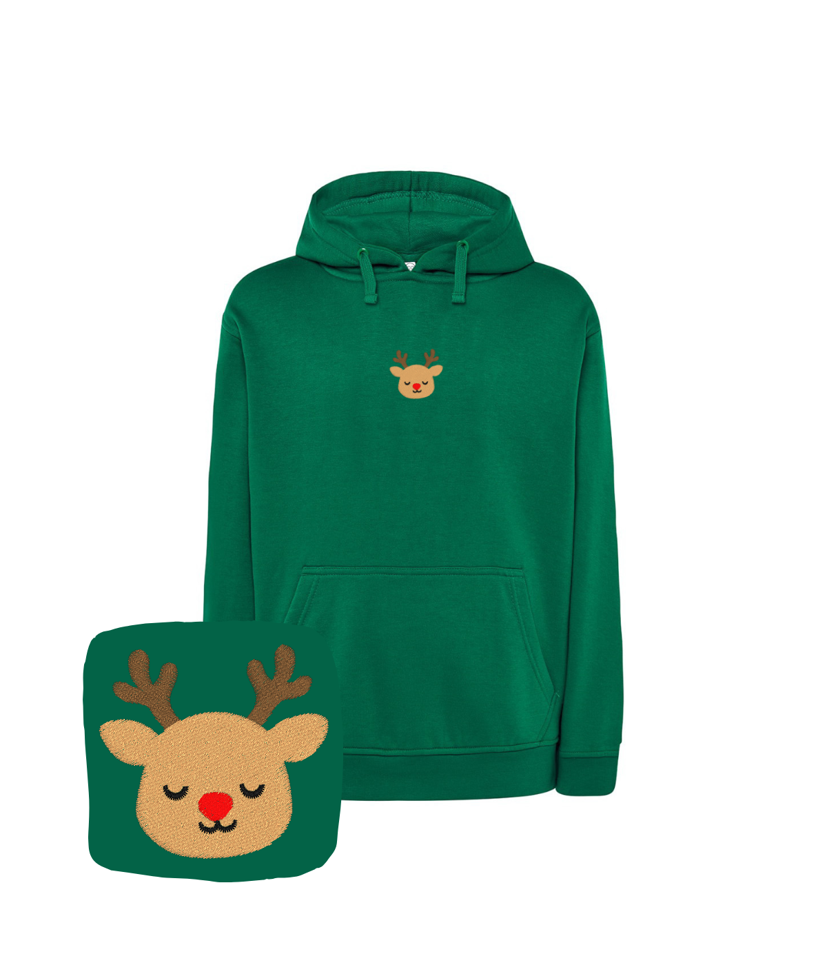 Bluza z haftem renifera – bluza renifer klasyczny krój, sprawdzony fason