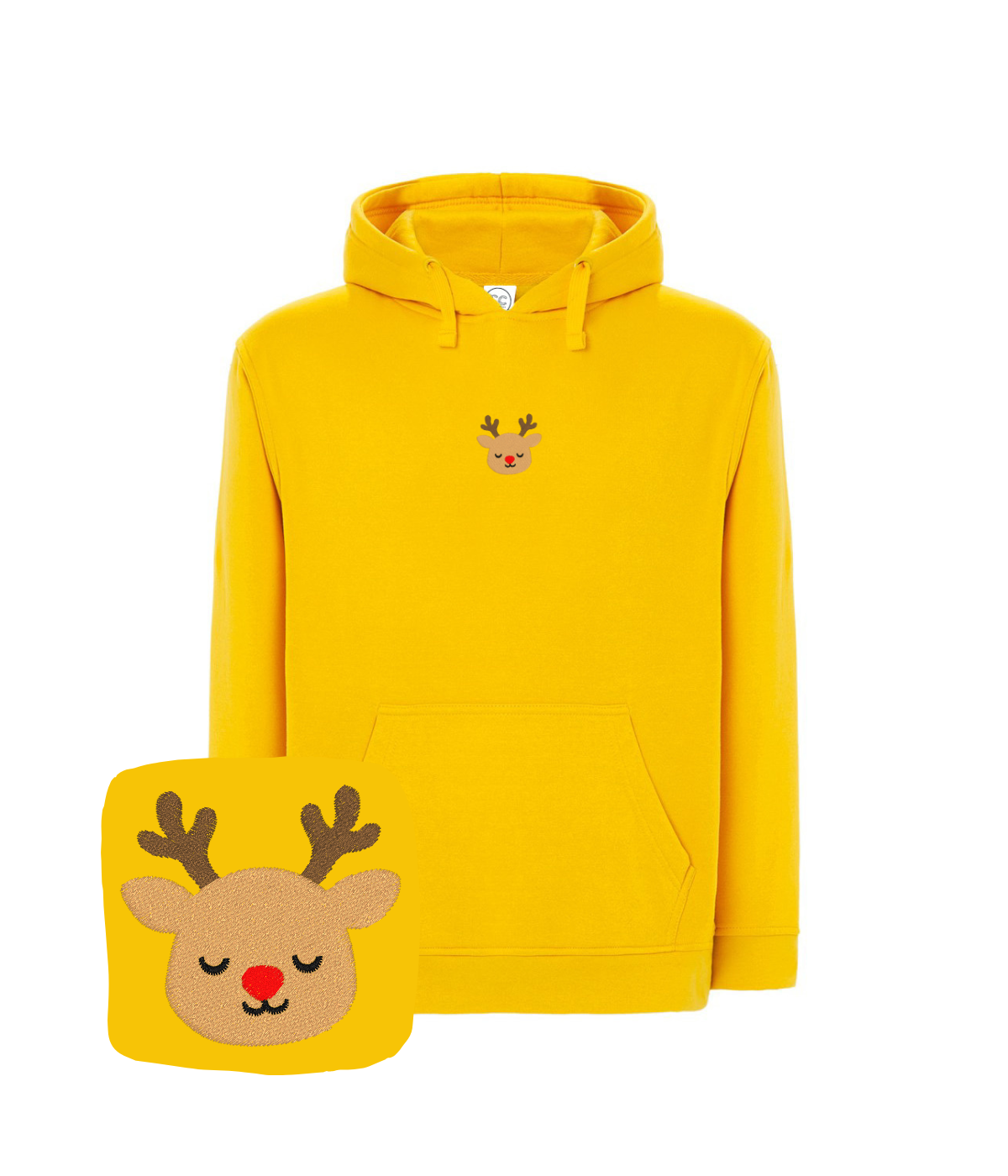 Bluza z haftem renifera – minimalistyczna bluza renifer, subtelna elegancja