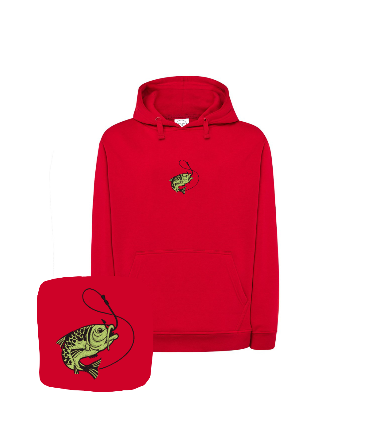 Bluza wędkarska z haftem ryby – bluza ryba wyjątkowy upominek z dedykacją
