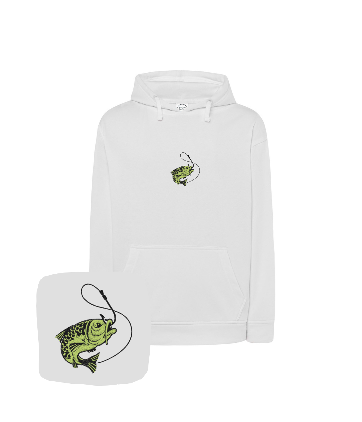 Bluza wędkarska z haftem ryby – bluza ryba polska marka, krajowa produkcja