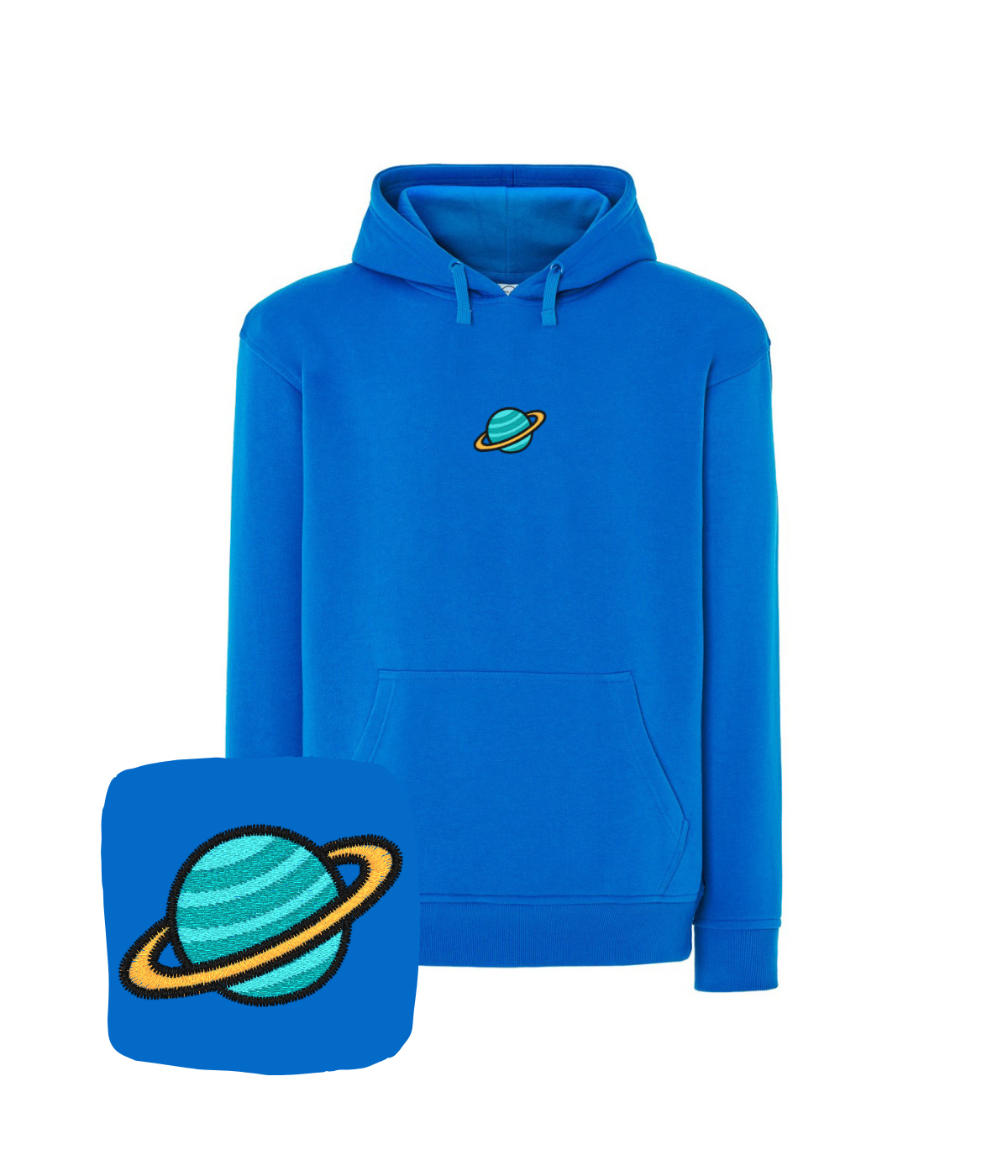 Bluza z haftem Saturna – bluza saturna prezent z imieniem, haftowany na zamówienie