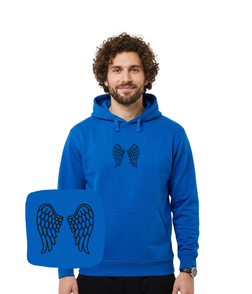 Bluza z haftem skrzydeł anielskich – bluza skrzydeł anielskich premium jakość materiału, trwałe ściegi