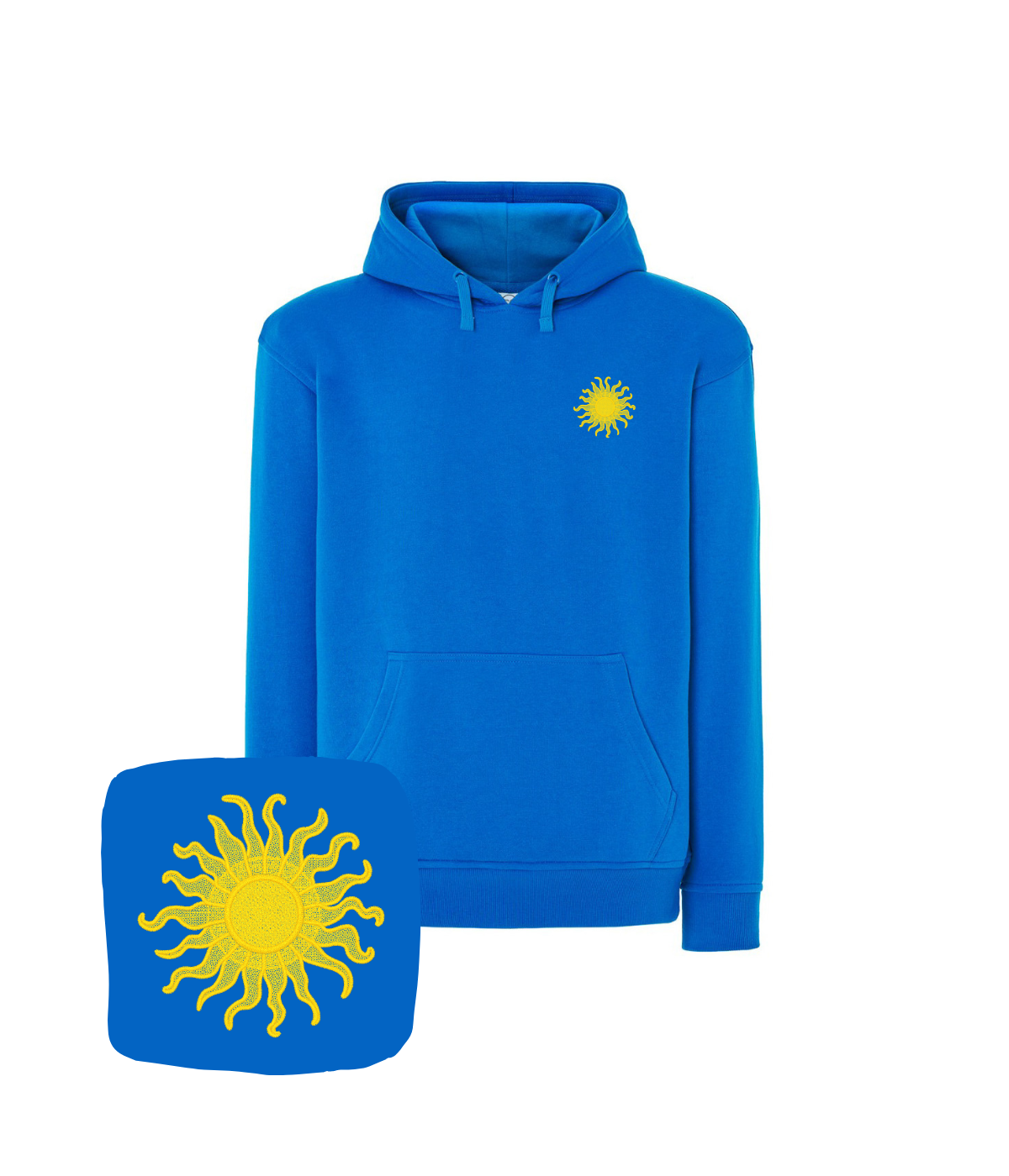 Bluza z haftem słońca – nowoczesna bluza słońce, świeży design