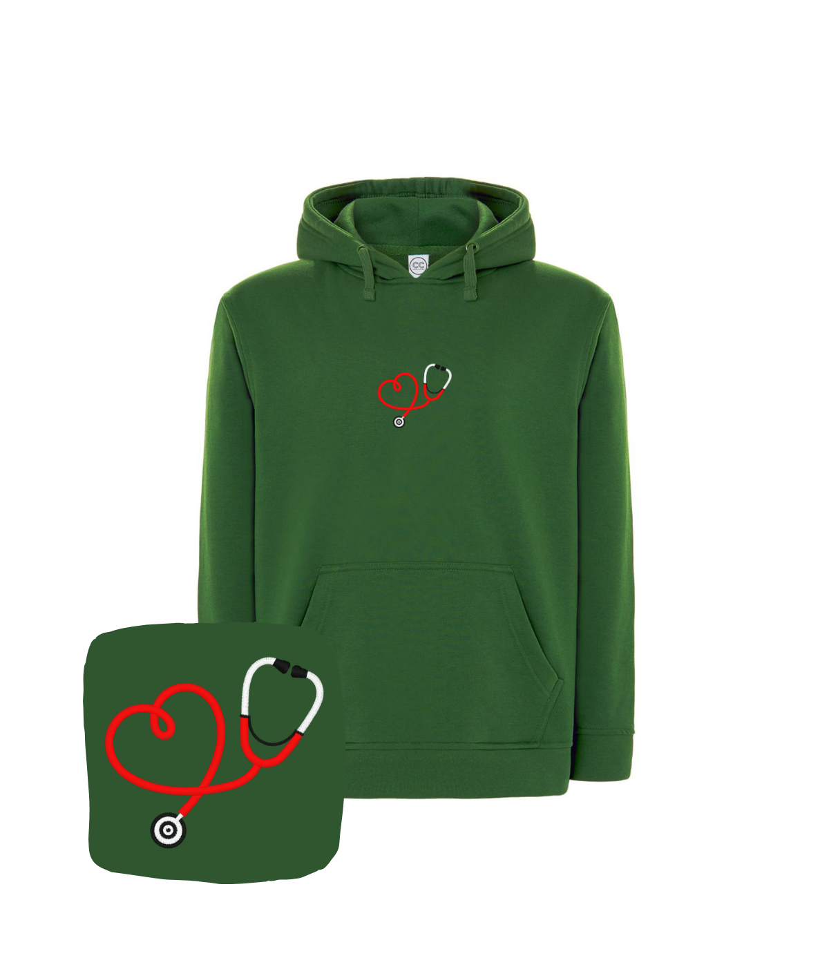 Bluza z haftem stetoskopu – bluza stetoskop, prezent dla niej