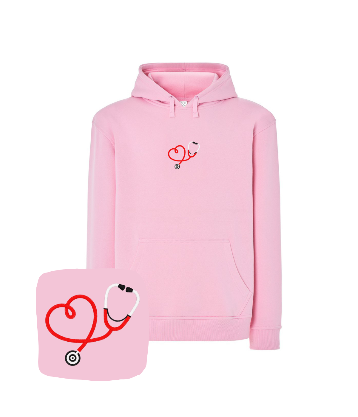 Bluza z haftem stetoskopu – bluza stetoskop z charakterem, wyróżnij się