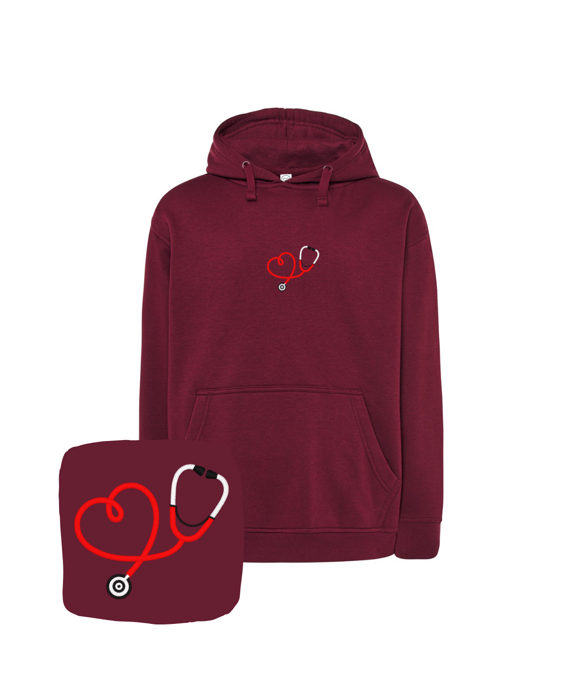 Bluza z haftem stetoskopu – bluza stetoskop kolekcja, najnowszy sezon