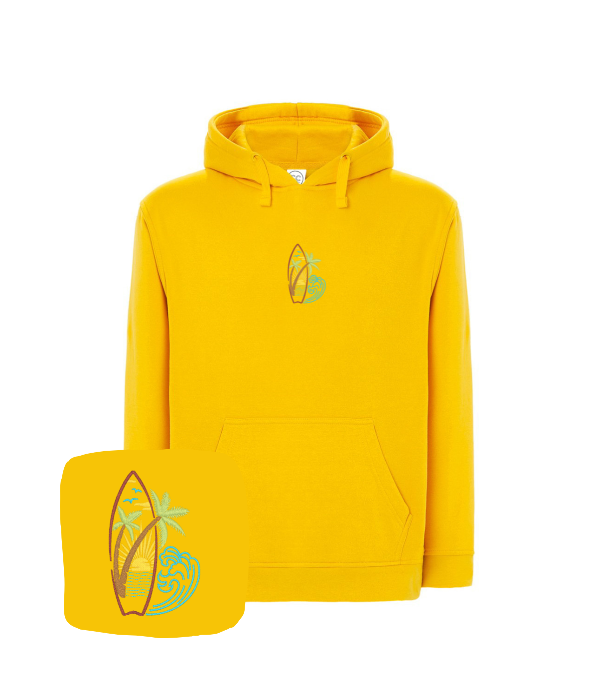 Bluza z haftem surfingu – bluza surfing prezent z imieniem, haftowany na zamówienie