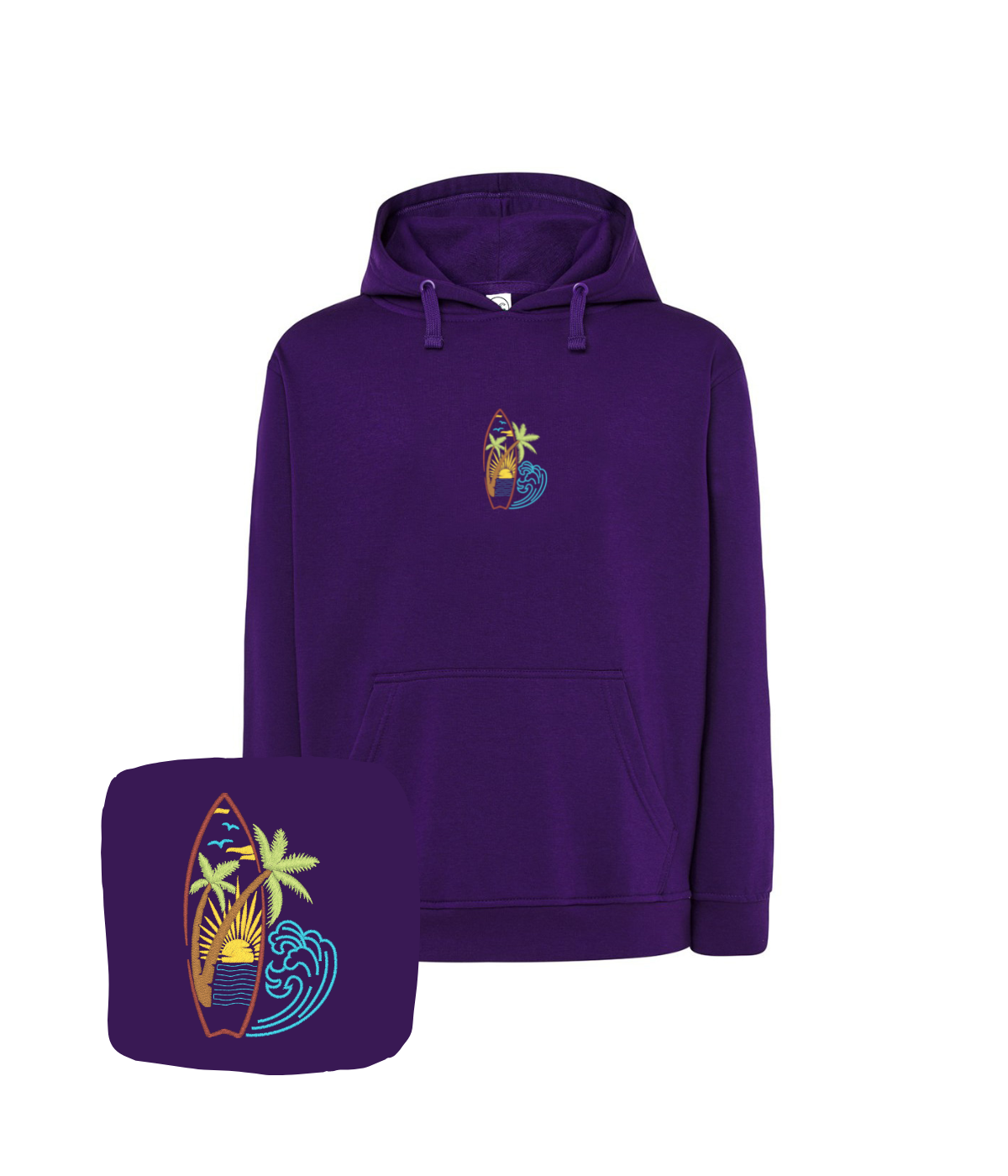 Bluza z haftem surfingu – bluza surfing, prezent dla niego