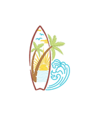 Bluza z haftem surfingu – bluza z wzorem surfing, unikatowy haft