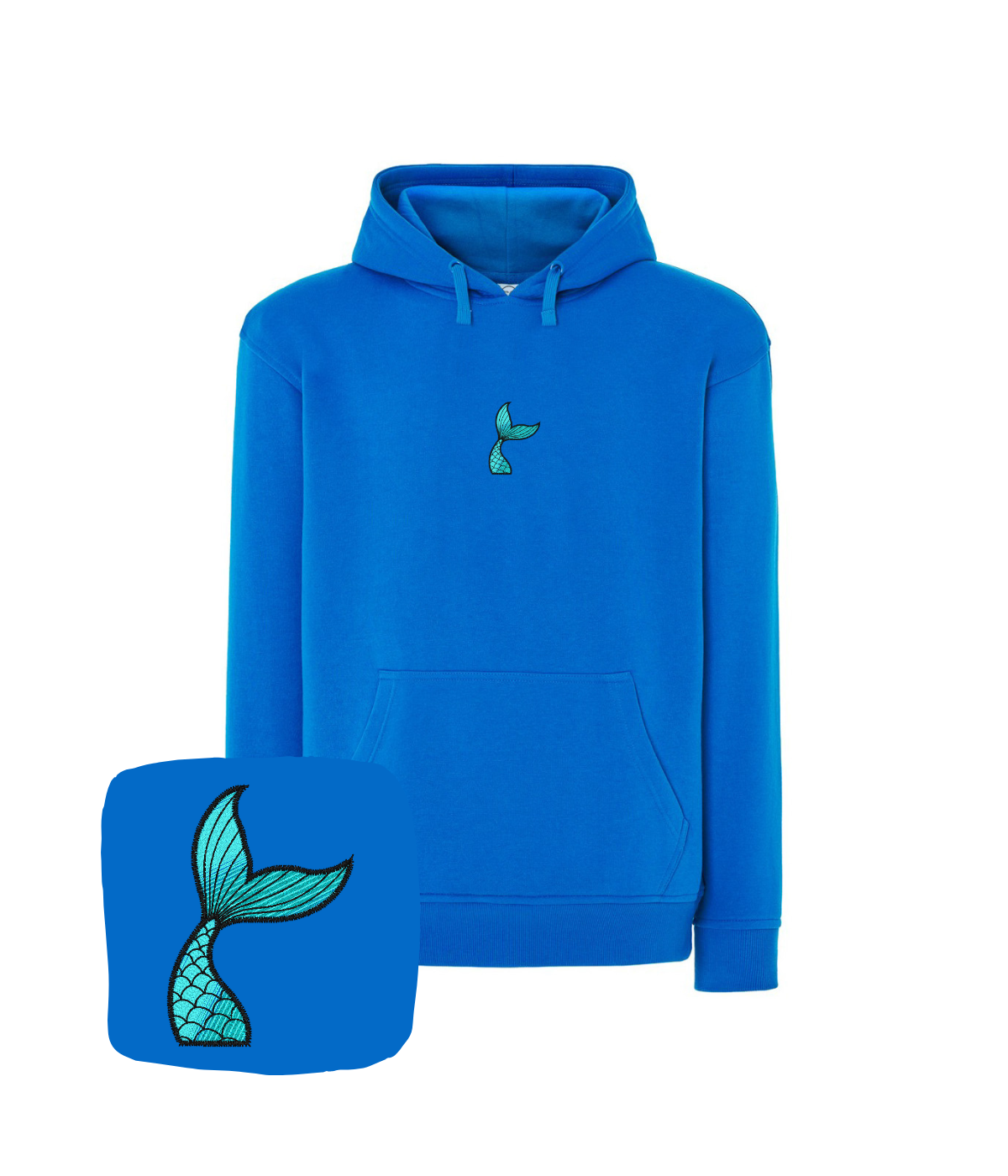 Bluza z haftem ogona syreny – bluza syreny z charakterem, wyróżnij się