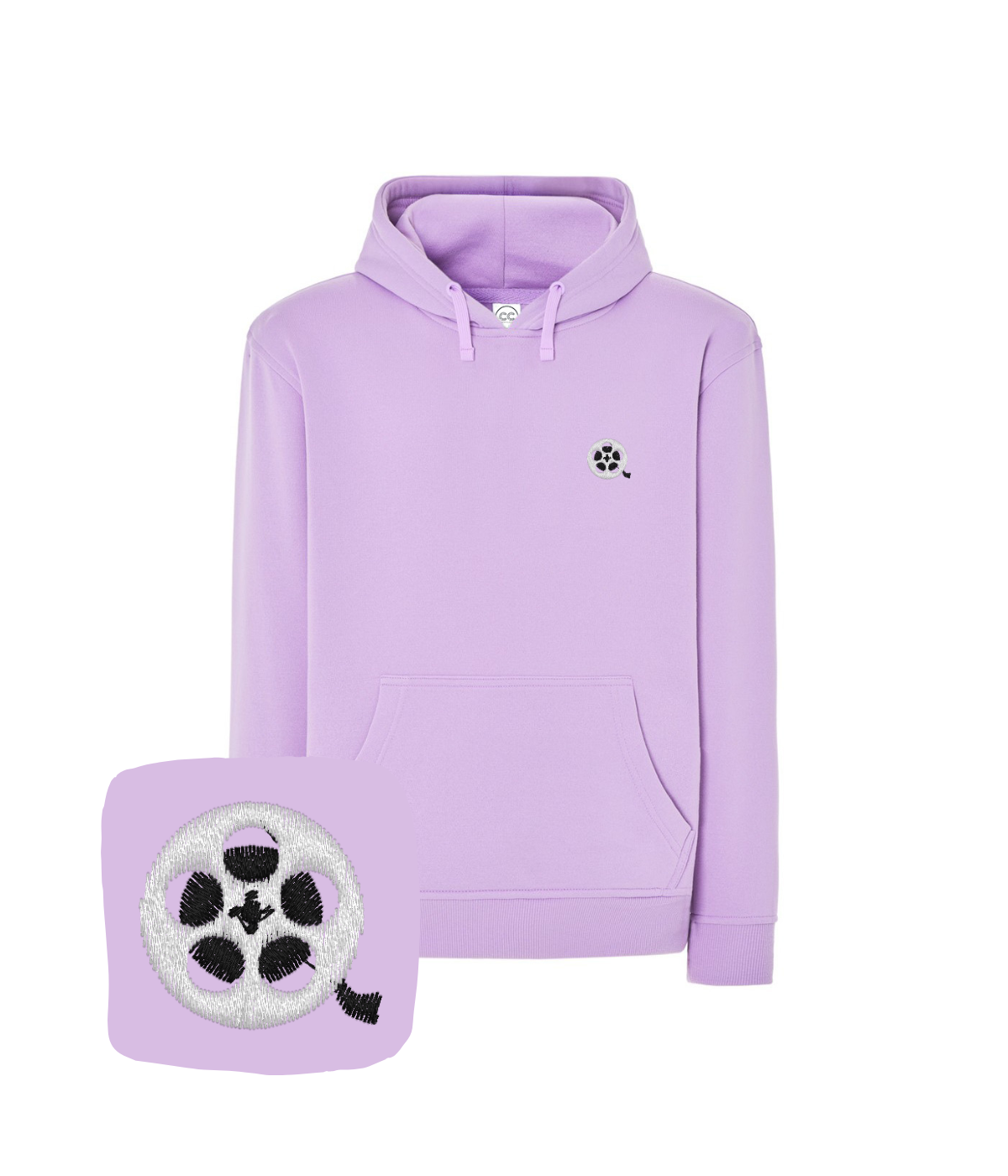 Bluza z haftem szpuli filmowej – bluza szpula filmowa męska, męski fason