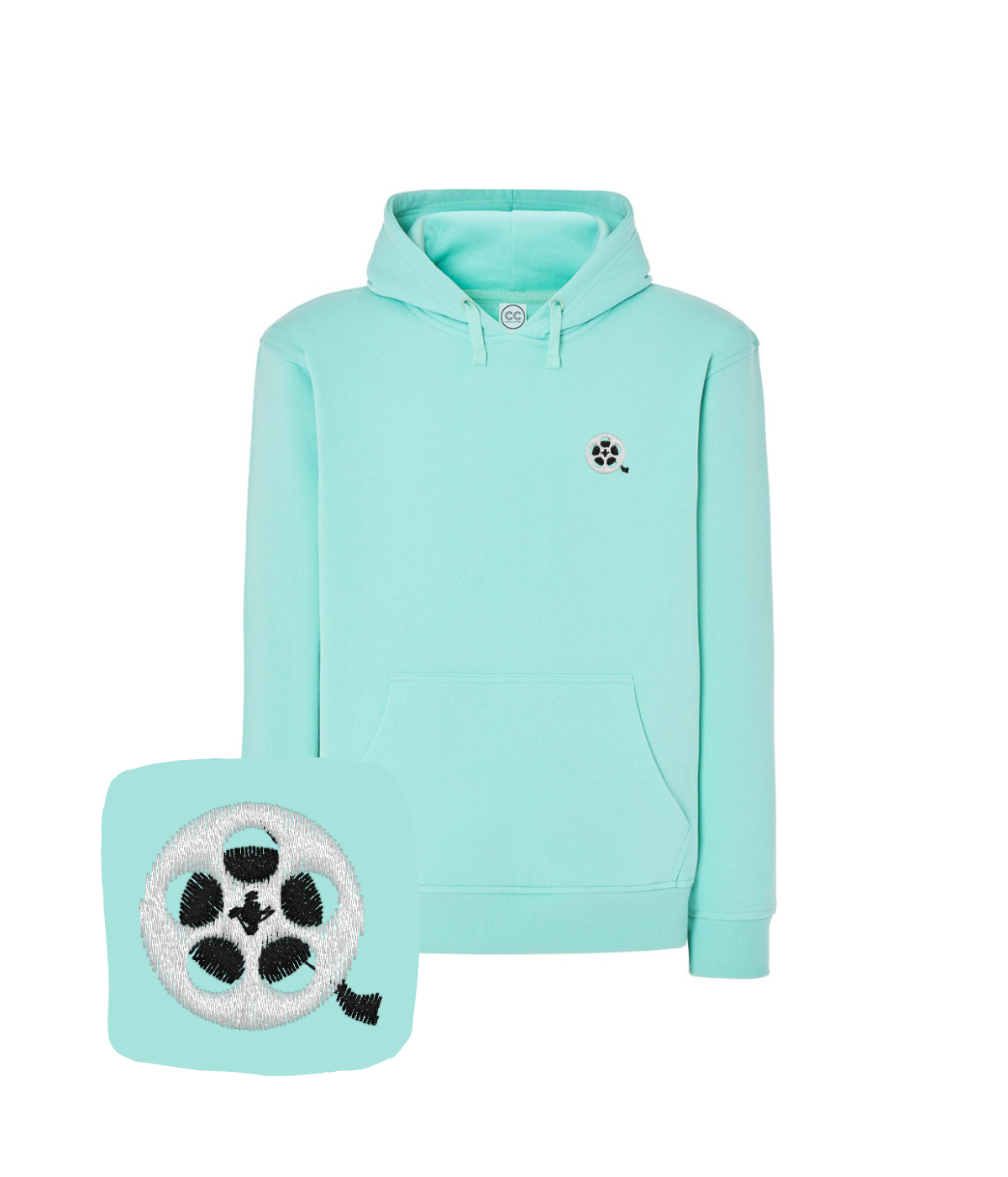 Bluza z haftem szpuli filmowej – personalizowana bluza szpula filmowa, idealny prezent