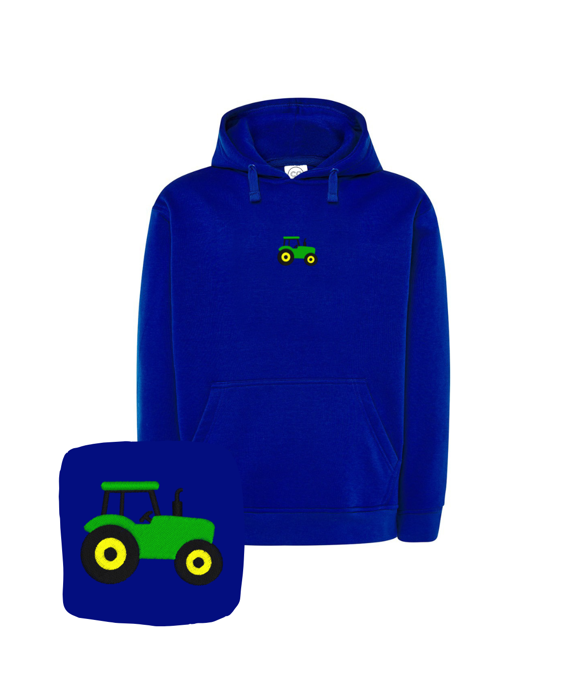 Bluza z haftem traktora – lekka bluza traktor, przyjemna w dotyku