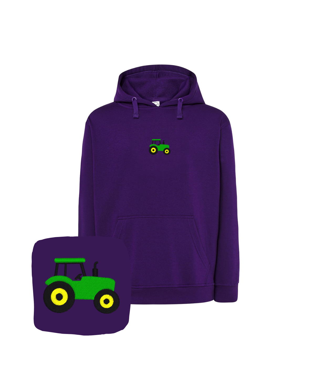 Bluza z haftem traktora – bluza traktor dostępna w wielu rozmiarach
