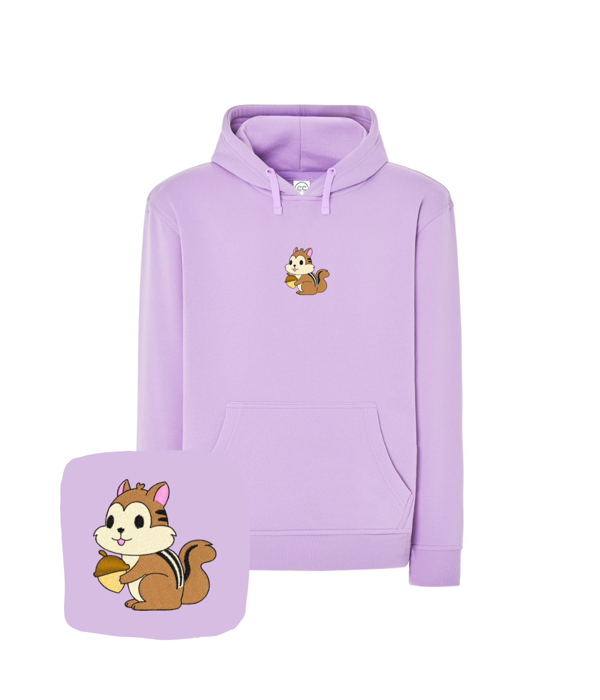 Bluza z haftem wiewiórki – bluza wiewiórki unisex, dla każdego