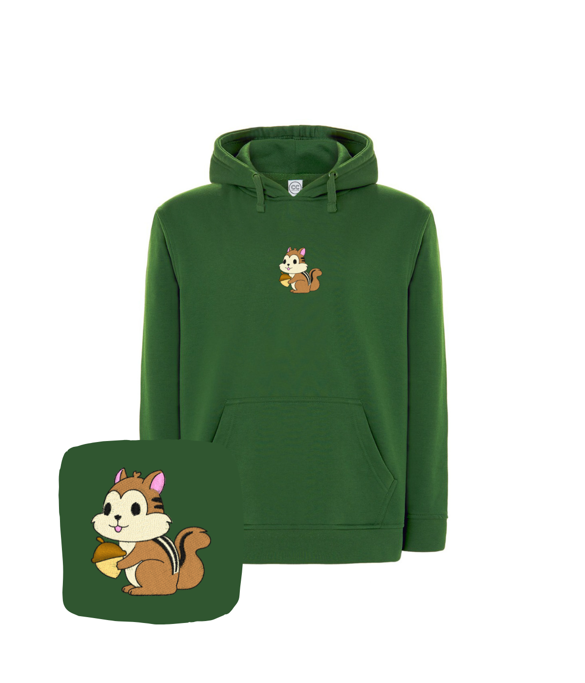 Bluza z haftem wiewiórki – nowoczesna bluza wiewiórki, świeży design