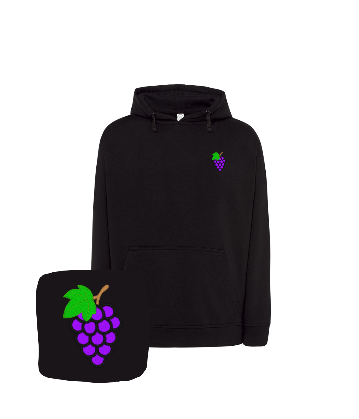 Bluza z haftem winogron – bluza z napisem winogoron, personalizacja