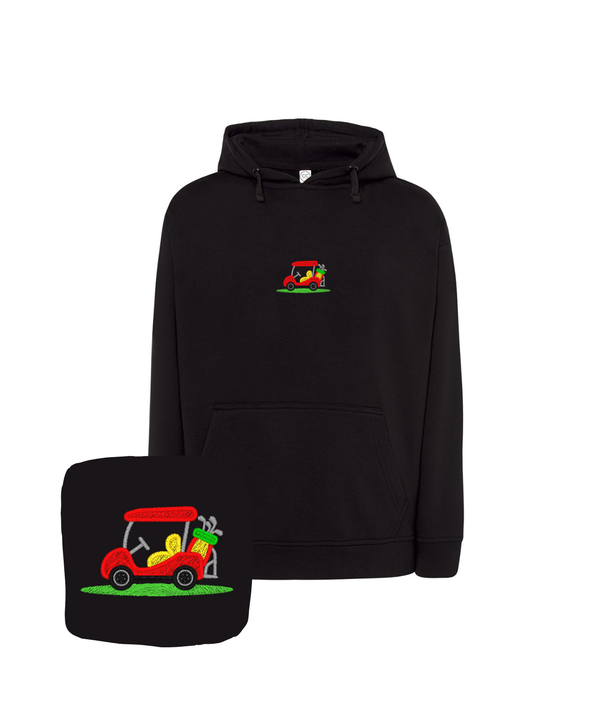 Bluza z haftem wózka golfowego – bluza wózek golfowy dla fanów, kolekcjonerska edycja