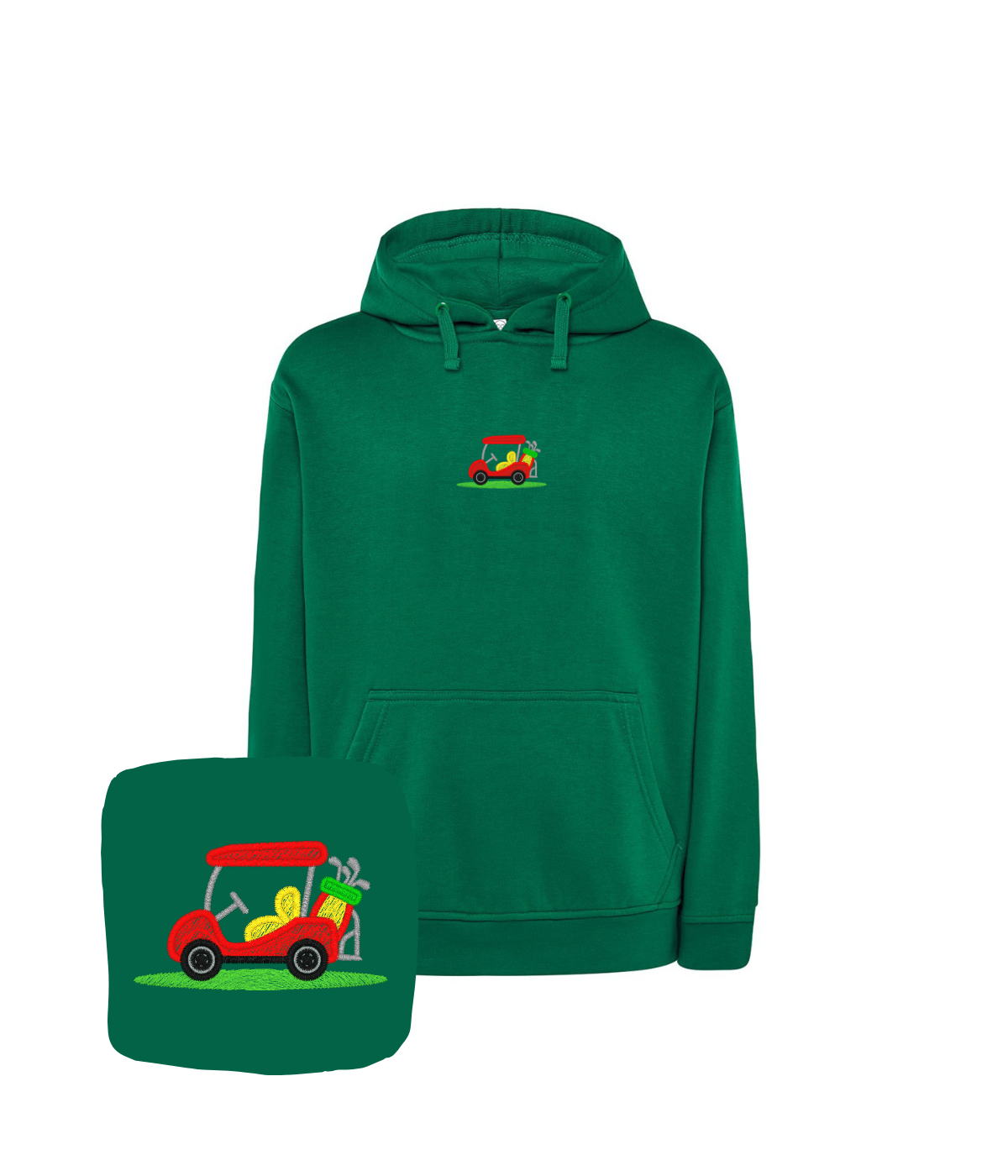 Bluza z haftem wózka golfowego – bluza wózek golfowy idealny na każdą okazję
