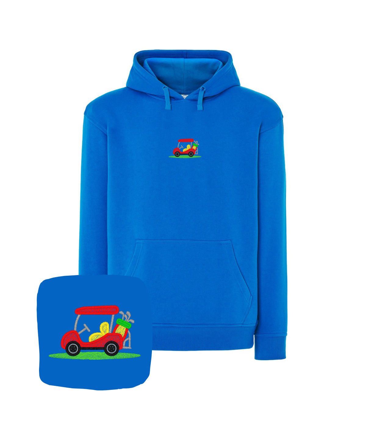 Bluza z haftem wózka golfowego – bluza wózek golfowy polska marka, krajowa produkcja